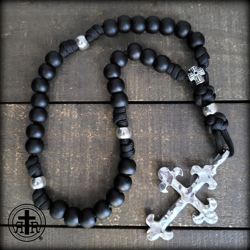 Rosary/Prayer Bead (Red/Black),Sailor's Valentine, Crab's Eye