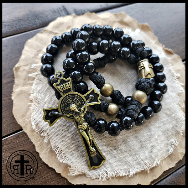 Crusaders Rosary from Rugged Rosaries -Deus Vult!