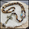 6 Decade Brigittine Handcrafted Wooden Catholic Rosary