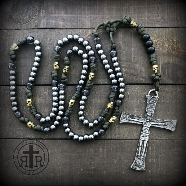 y- Samples of Alpha Omega Crucifix used on Rosaries
