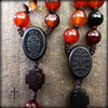 Fire Agate Rosary