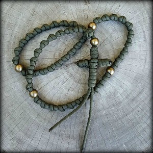 y- Knotted Combat Paracord Rosary Samples