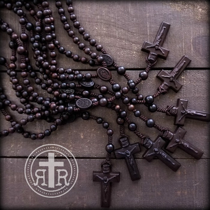 Miniature Wood Rosary