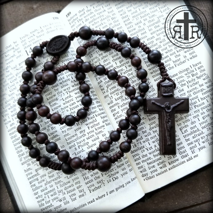Miniature Wood Rosary