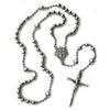 Silver Knights of columbus rosary combat rosary pull chain rosary ball chain catholic rosary  