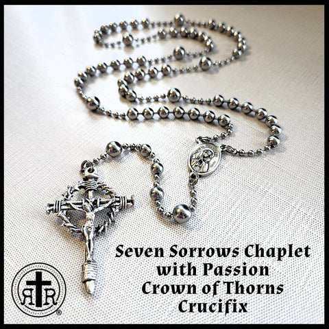 WWI Battle Beads - Seven Sorrows Chaplet Rosary